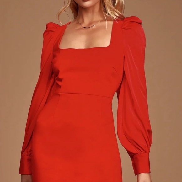 Red lulu dress size S - Picture 2 of 3